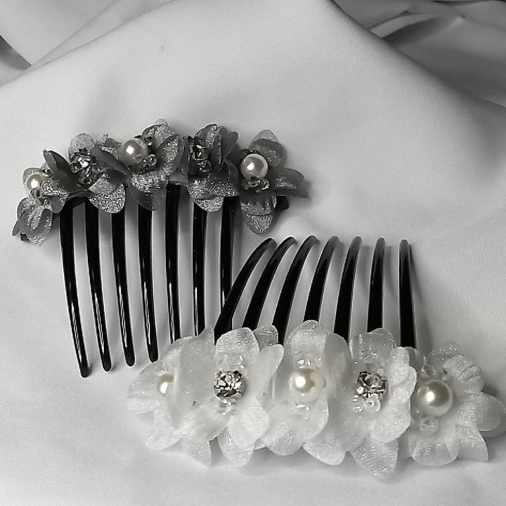 2pcs Hair clip comb